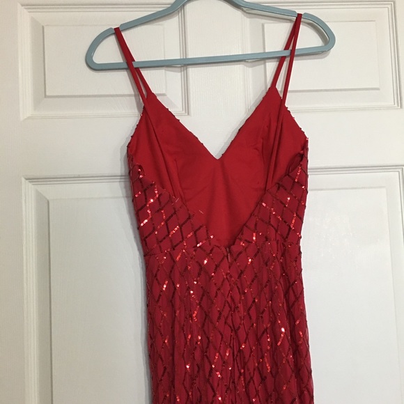 ✨SALE ✨ May Queen Couture Sequin Pattern Dress - Picture 9 of 15